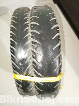 Bike Tire MRF Nylogrip Zapper (Font & Rear) Used